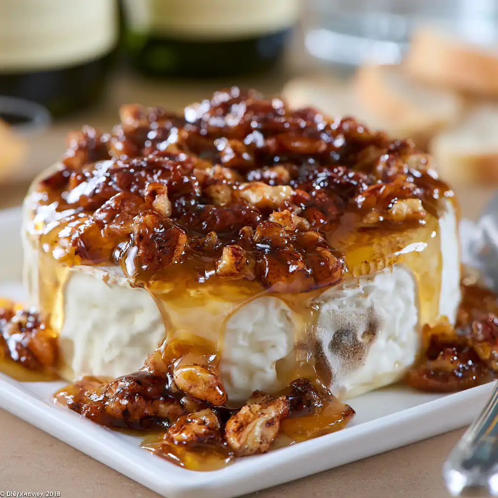 Maple Pecan Baked Brie