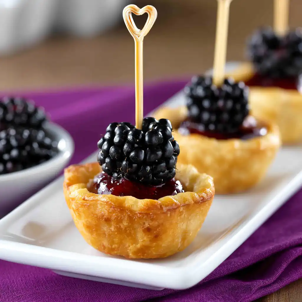 Blackberry Brie Bites