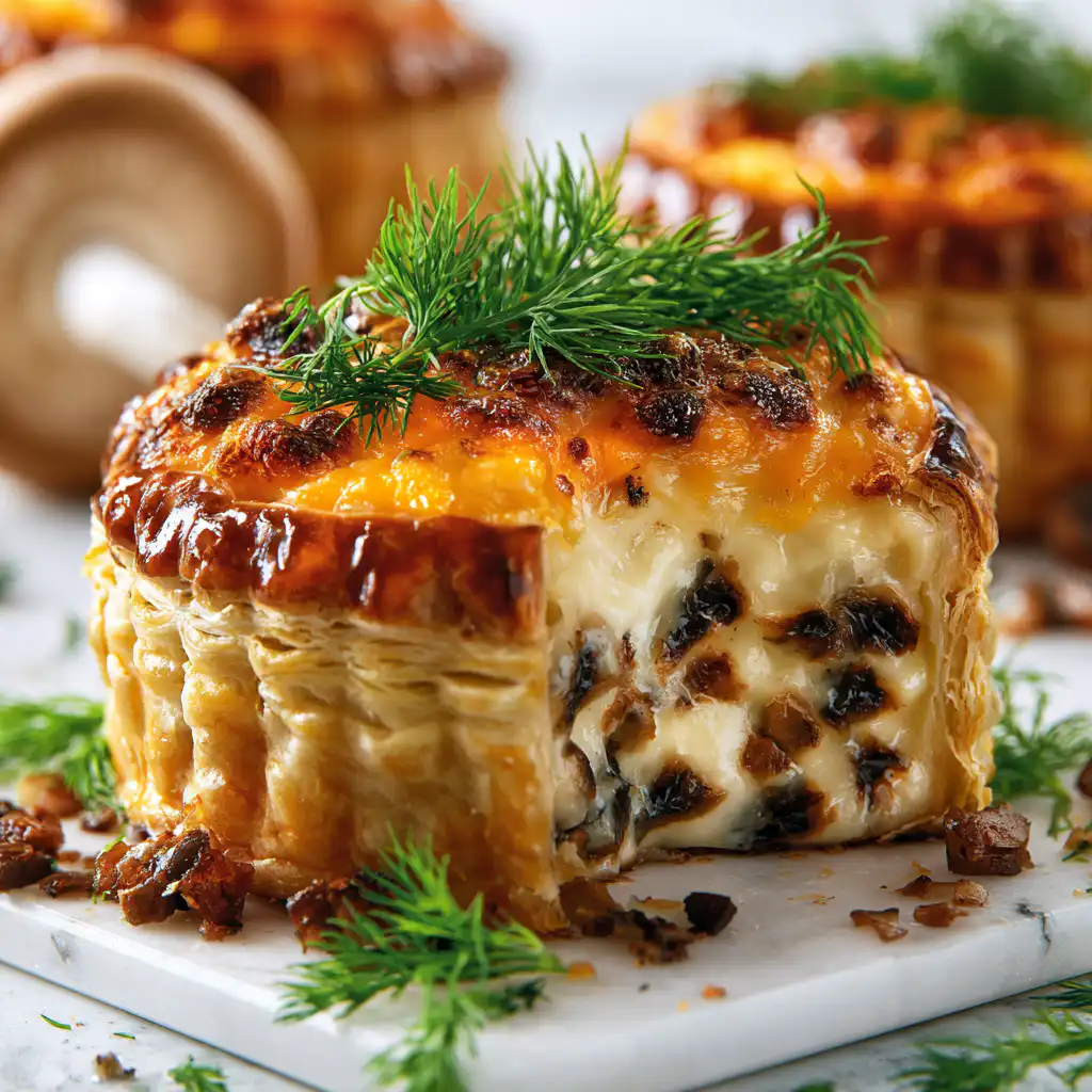 Chicken and Mushroom Pastry