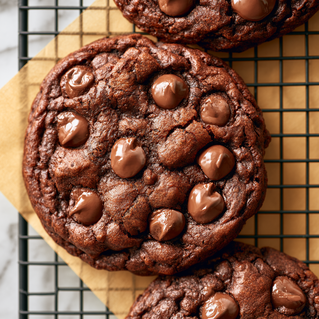 Easy Chocolate Chocolate Chip Cookies
