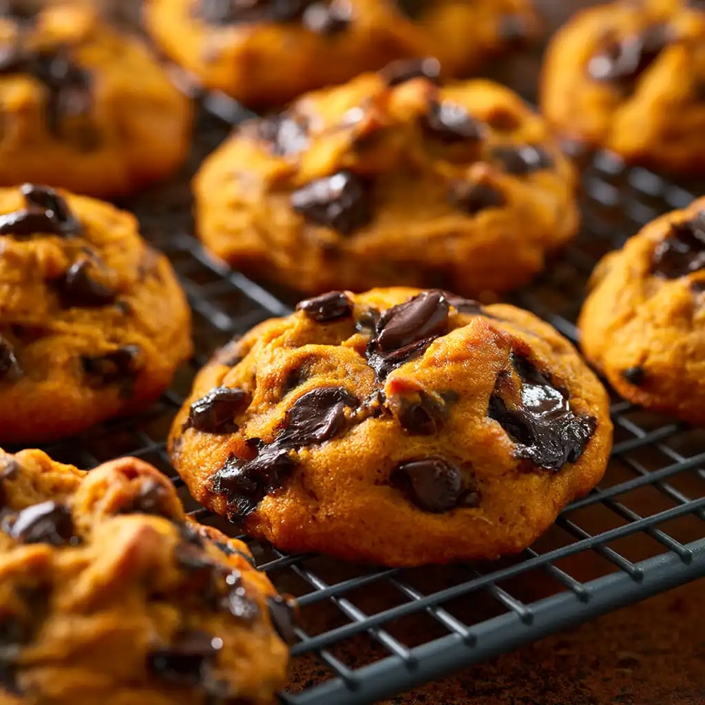 Pumpkin Chocolate Chip Cookies
