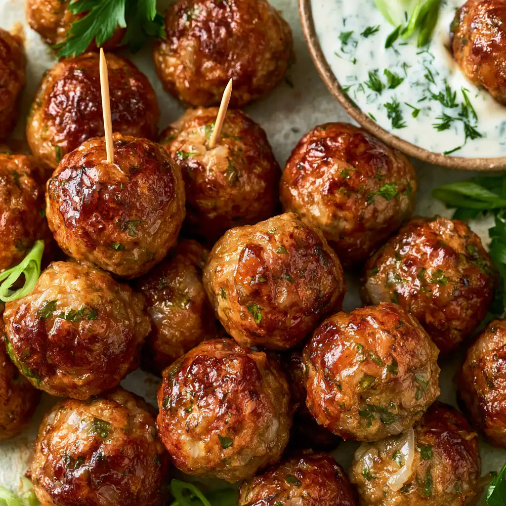 Healthy Broccoli Cheddar Turkey Meatballs - step by step