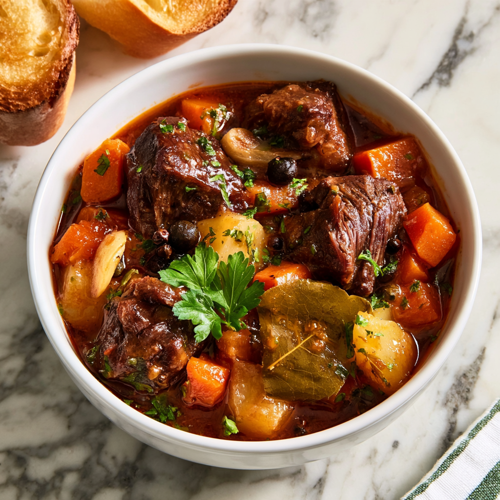 Spanish Beef Stew Recipe - step by step